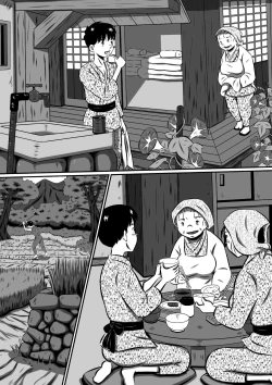 Page 46 of Oyako Futari no Touhikou! Mayoikonda Kakurezato de Asa kara Ban made Sex Zanmai!