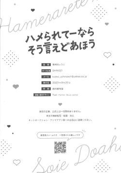 Page 13 of Hamerarete nara Sou Ie Doahou