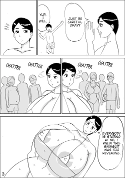 Page 4 of Bakunyuu Mama no Ecchi na Bikini | Big Breasted Mom's Lewd Bikini