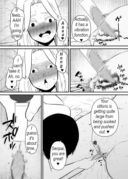 Page 14 of Kouhai ni Cli Seme de Otosareru | Stress management - I let my colleague torture my clitoris