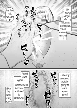 Page 18 of Kouhai ni Cli Seme de Otosareru | Stress management - I let my colleague torture my clitoris