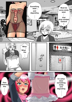 Page 13 of Konna Fuuni Maso ni Sareteiku no ne. Newhalf  Shoufu Roshutsu Choukyou Ryokou | Transsexual prostitute exhibitionist training trip