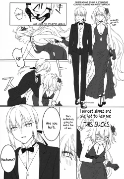 Page 135 of Artoria Alter x Jeanne Alter Sairokushuu