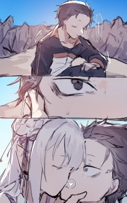Page 3 of Emilia comforts Subaru