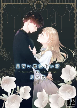 Page 1 of Minarai MahoutsukaiThe Apprentice Wizard is on the moonlit night.