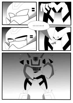 Page 9 of Transformers animated doujinshi《MISUNDERSTAND》beewasp R-18