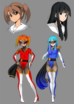 Page 3 of Enhyou Souki Twin Curely Yuri Heroine wa Otoko no Chinpo ni Haiboku suru Zenpen + Kouhen | FlameFrost Duo TWIN CURELYPart 1+2