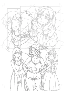 Page 224 of Dosukebe Bijin Yonshimai Harem ni Youkoso!5 Shitagaki Data