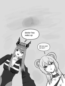 Page 1 of arknight lin and doctor after watermelon game accident