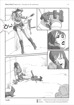 Page 16 of SEXY WAR I Warehouse attack