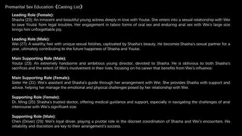 Download Premarital Sex Education《Casting List》