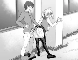 Page 10 of Saber, Shinji to Gakkouura de...