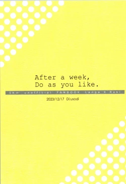 Page 20 of After a week, Do as you like.