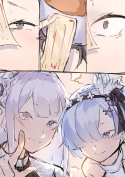 Page 16 of Subaru x Emilia and Rem