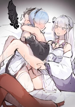 Page 37 of Subaru x Emilia and Rem