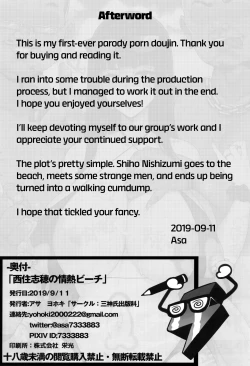 Page 13 of Nishizumi Shiho no Jounetsu Beach | Shiho Nizhizumi - Passion on the Beach