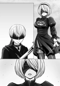 Page 8 of 2B, 9S kara Hacking o Ukeru