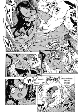 Page 35 of Tapioca Shuukaku wa Kasshoku Shochouzen Shoujo no Chitsunai de | Tapioca is harvested in the vagina of a little brown girl before her first period