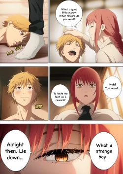 Page 4 of CHAINSAWMAN - Deal With Footfetish Devil