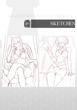 Page 47 of Arknights Lingerie Collaboration Fanbook