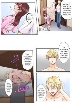 Page 35 of "Okusan no Ana, Ore no de Fusai de Agemasu ne?" Yokkyuu Fuman na Hitozuma ga Rinjin Ryuugakusei no XL Chinpo ni Ochiru made... 18