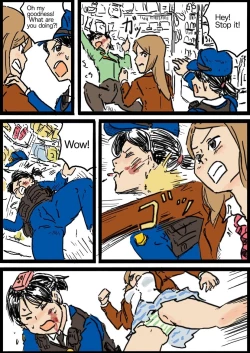 Page 2 of Policewoman VS Delinquent Girl