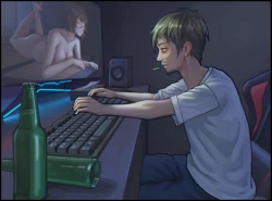 Page 124 of Shokushu no Naedoko-ka Haramibukuro Hitozuma to Otto ga Onanishiteiru toki ni UMA no Shokushu ni Nikutai Kaizousare Kyousei Shussan