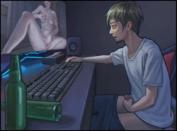 Page 128 of Shokushu no Naedoko-ka Haramibukuro Hitozuma to Otto ga Onanishiteiru toki ni UMA no Shokushu ni Nikutai Kaizousare Kyousei Shussan