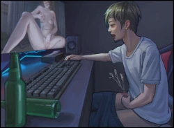 Page 130 of Shokushu no Naedoko-ka Haramibukuro Hitozuma to Otto ga Onanishiteiru toki ni UMA no Shokushu ni Nikutai Kaizousare Kyousei Shussan