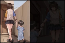 Page 6 of Shokushu no Naedoko-ka Haramibukuro Hitozuma to Otto ga Onanishiteiru toki ni UMA no Shokushu ni Nikutai Kaizousare Kyousei Shussan