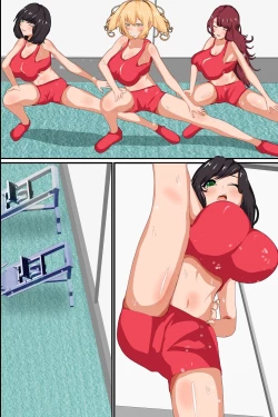 Page 44 of Sennou Gym de Kyonyuu de hikishimatta Nyotai Ana ni hame makuru Training