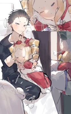 Page 2 of Emilia x Subaru, Rem x Subaru