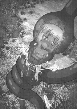 Page 2 of Kasshoku loli-kko shiifu ga Kyodai hebi ni Ikinari marunomi sarechau ohanashi.