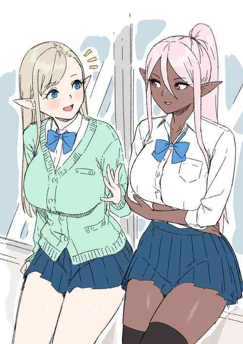 Download こんなエロ漫画あったら読みたいな｢エルフJKとダークエルフJK編｣