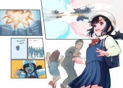 Page 59 of Mezameru Tabi ni Shussan! Kaizou! Kiken Shinryaku VS Kiken Seigi Hero VS Helmet Tsuugaku Shoujo