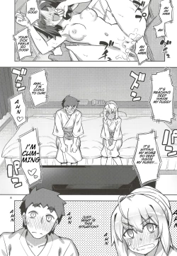 Page 9 of RE32 ShiKen ga LoveHo de Sukebe  Suru dake no Hon  | Shirou and Saber do lewd things at a hotel.