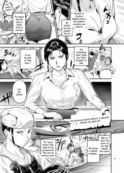 Page 5 of Lifestyle Guidance Matsunoha is eating the students she glares at! O.p Com
