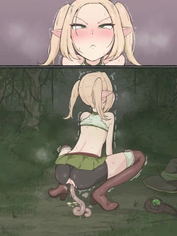 Page 76 of Boukensha Elf-chan Kimo Slime to Koubi