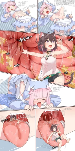 Page 6 of Catgirl eating