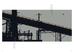 Page 22 of "G etc. p fee c Poem" "Dark brown, Fumi Iwakura" Member Handa