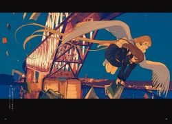 Page 35 of "G etc. p fee c Poem" "Dark brown, Fumi Iwakura" Member Handa