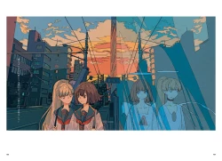 Page 54 of "G etc. p fee c Poem" "Dark brown, Fumi Iwakura" Member Handa