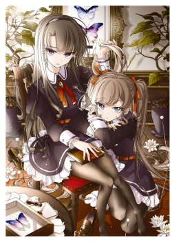 Page 26 of Kuro Tights DEEP black tights art book_20241021