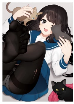 Page 71 of Kuro Tights DEEP black tights art book_20241021