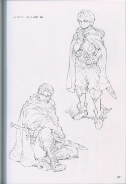 Page 37 of "Yoshinari Yo Art Collection Illustration Edition" bonus booklet "Yoshinari Yo's Thin Book"_20241021