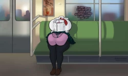 Page 1 of My Futa Academia: Toru On The Train