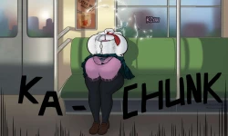 Page 3 of My Futa Academia: Toru On The Train