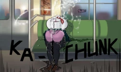 Page 6 of My Futa Academia: Toru On The Train