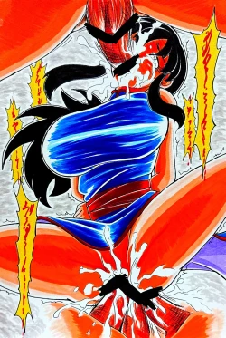 Page 22 of Goku and chichi training