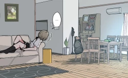 Page 3 of ribingu de kaihou onanichan | Best Friend-chan Masturbating Out in the Living Room